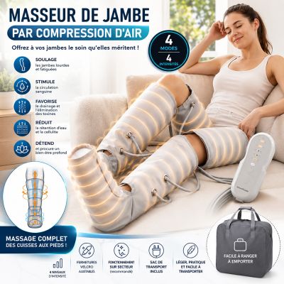 Masseur de Jambe par Compression d'Air