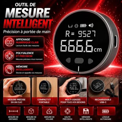 Outil de Mesure Intelligent pour toutes Surfaces