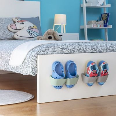 Rangement mural pour Chaussures avec Adhésifs (4 Paires)