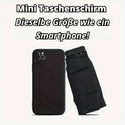 Set 2 Ultraleichte Mini-Taschenschirme