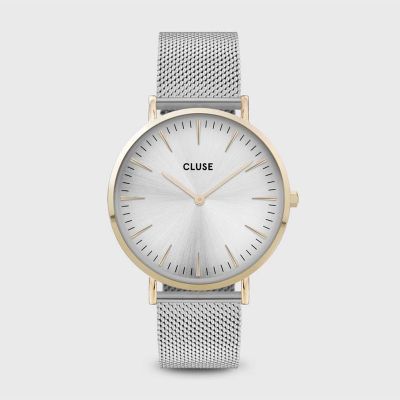 Montre Cluse La Bohème Mesh Gold Silver/Silver