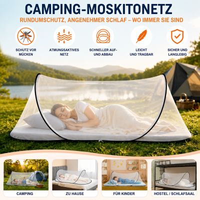 Faltbares Camping-Moskitonetz