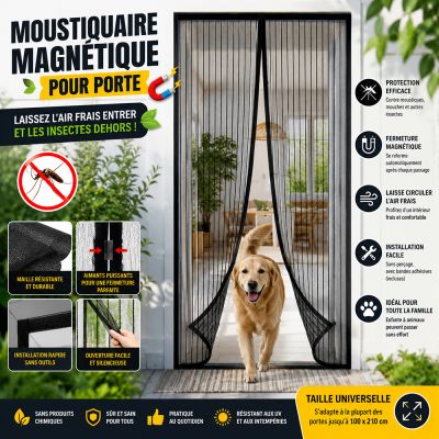 Moustiquaire Magnétique pour Porte