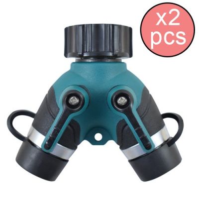 Lot de 2 Multiplicateurs de vannes double sorties