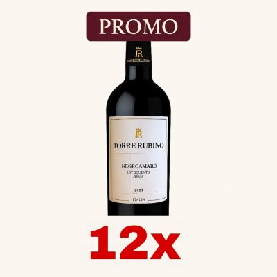 Torre Rubino Negroamaro 2021 - Pack 12 Bouteilles