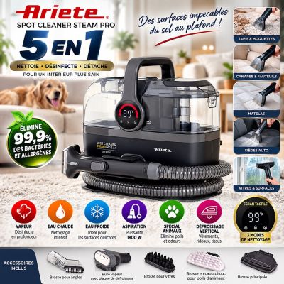 Nettoyeur à vapeur 5 en 1