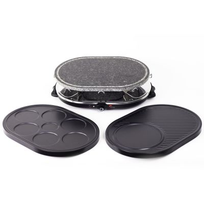 Appareil à Raclette 8 Personnes 3 en 1