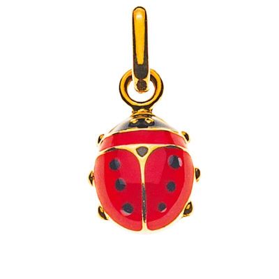 Pendentif Olyssa Lucky - Coccinelle | GG750 - Émail - 7x7mm