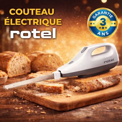 Couteau électrique double lame Rotel U417CH1