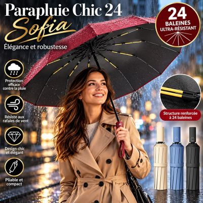Schicker Regenschirm 24 Sofia - Eleganz und Robustheit