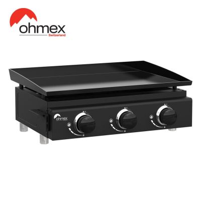 Plancha à gaz Ohmex 3 brûleurs