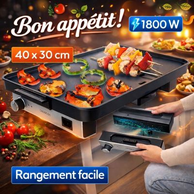 Plancha électrique 40 x 30 cm