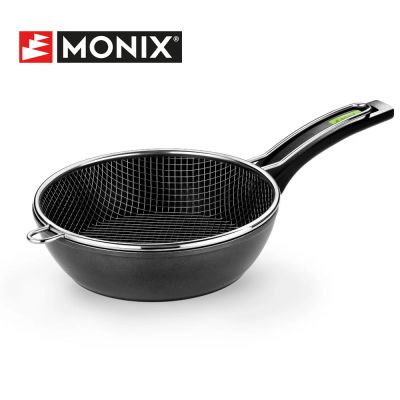 Poêle à frire Ø 24 ou 28 cm avec panier Monix