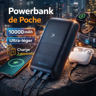 Powerbank de Poche 10000 mAh KSIX