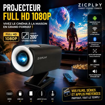 Projecteur Full HD 1080P