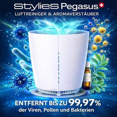 Stylies Pegasus Luftreiniger und Aromazerstäuber