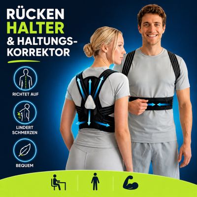 Rückenstütze zur Korrektur der Körperhaltung