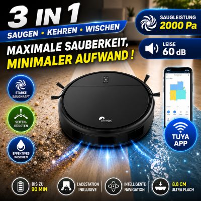 Saugroboter und Wischroboter