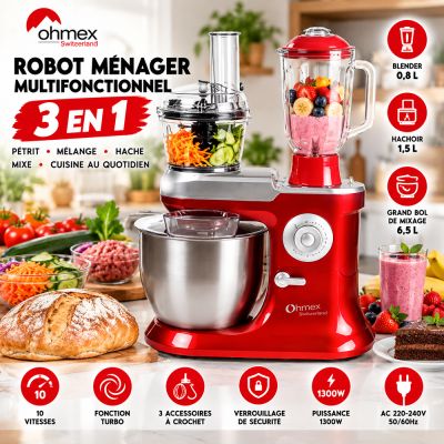 Robot Ménager Multifonctionnel 3 en 1
