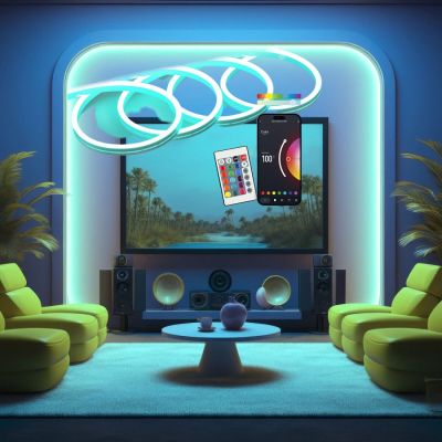 SmartLED-Farbband 5 m Kompatibel mit Siri, Alexa, Google Home