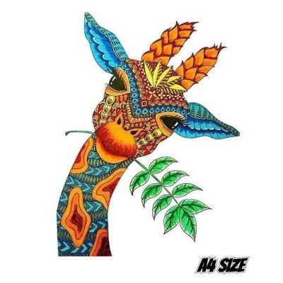 Masai Tier 3D Puzzle aus Holz