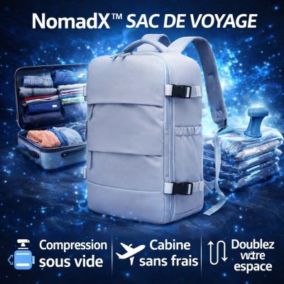 NomadX™ Sac de voyage Innovant avec Compression Intégrée