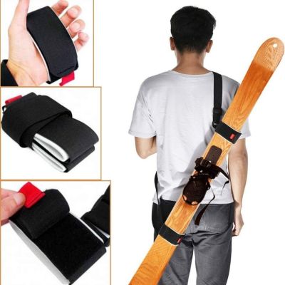 2er-Set - Ski- und Stockhalterungsgurte