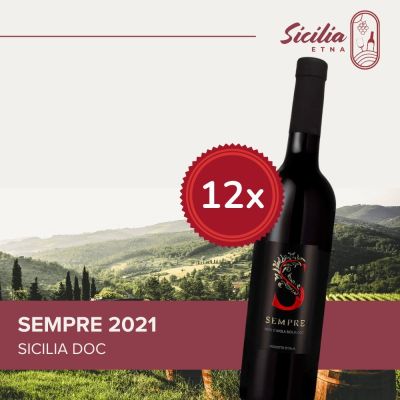 12 bouteilles Sempre 2021 Sicilia DOC