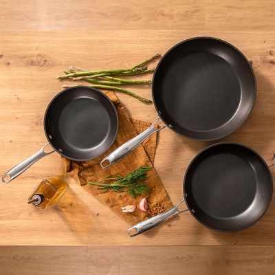 Set de 3 Poêles Fantasy Silver tous Feux dont Induction