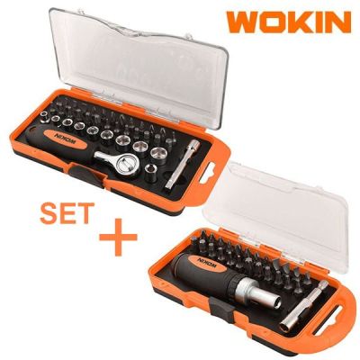 Pack de Set d'Embouts et Set de Douilles Wokin