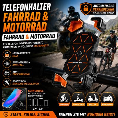 Handyhalterungen für Fahrrad und Motorrad