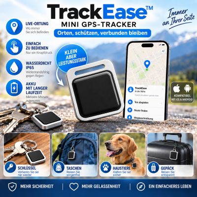 TrackEase™ - Mini-GPS-Tracker