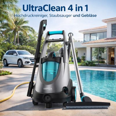 UltraClean 4 en 1 Nettoyeur haute pression, Aspirateur et Souffleur