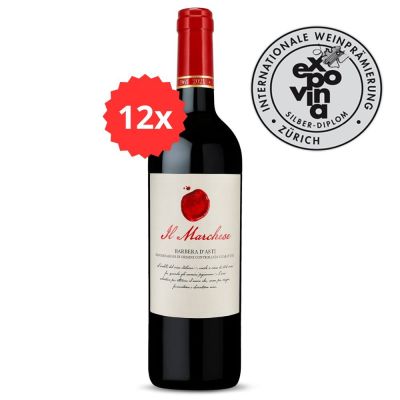 12 Bouteilles Il Marchese 2023 Barbera d'Asti DOCG