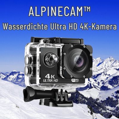 AlpineCam™ - Tragbare Ultra HD 4K-Action-Kamera
