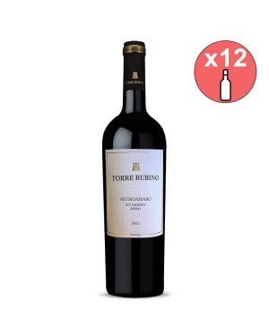 12 Flaschen Torre Rubino Negroamaro 2021