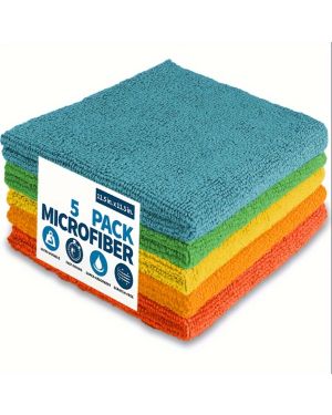 Set mit 5 Mikrofaser-Reinigungstüchern