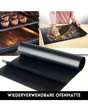 2er-Set wiederverwendbare Kochmatten für Ofen und Barbecue