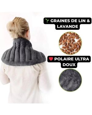 HeatWrap™ - Coussin chauffant naturel lavande anti-douleurs