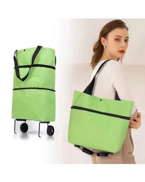 Fold&Roll™ – Faltbare Einkaufstasche mit Rollen