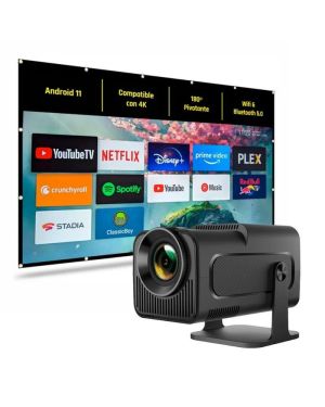 Tragbarer FHD-Projektor mit faltbarer 120-Zoll-Projektionsleinwand