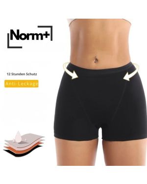Norm+™ Anti-Auslauf-Boxershorts für Damen – 2er-Pack