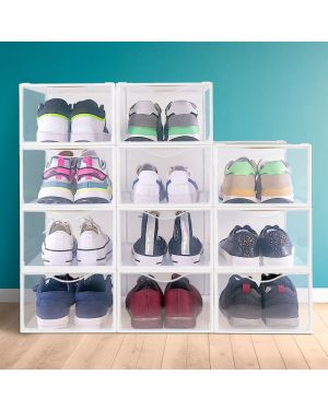 Stapelbarer Schuhkarton 6 oder 12 Einheiten