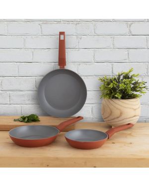 Set de 3 Poêles Bidasoa tous Feux dont Induction