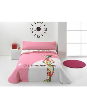 Pink Panther Bettwäsche-Set für Einzelbett