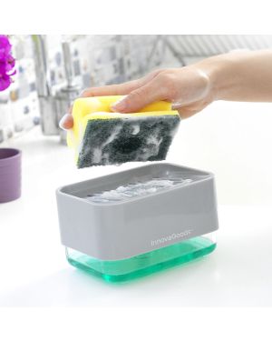 Geschirrspülmittelhalter und -spender 2 in 1