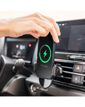 Auto-Smartphone-Halterung mit drahtloser Schnellladung