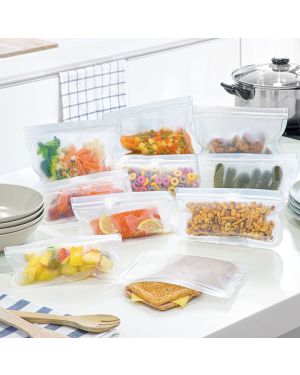 Set aus wiederverwendbaren Lebensmitteltüten 10 Stück