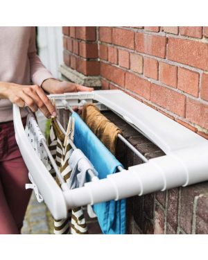 Teleskopischer Wand-Wäscheständer