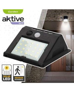 Lot de 6 Appliques Solaire avec Détecteur de Mouvement